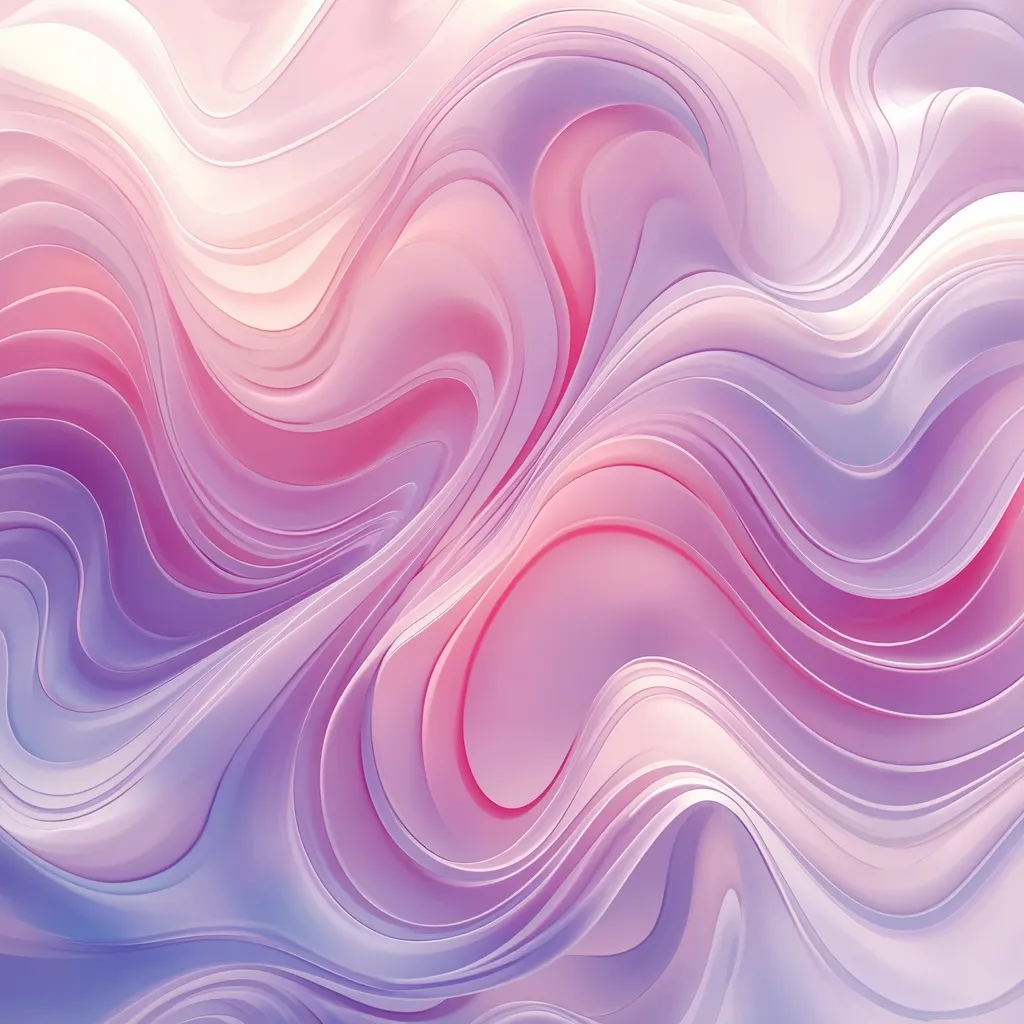 Abstract flowing shapes representing gentle morning movement patterns